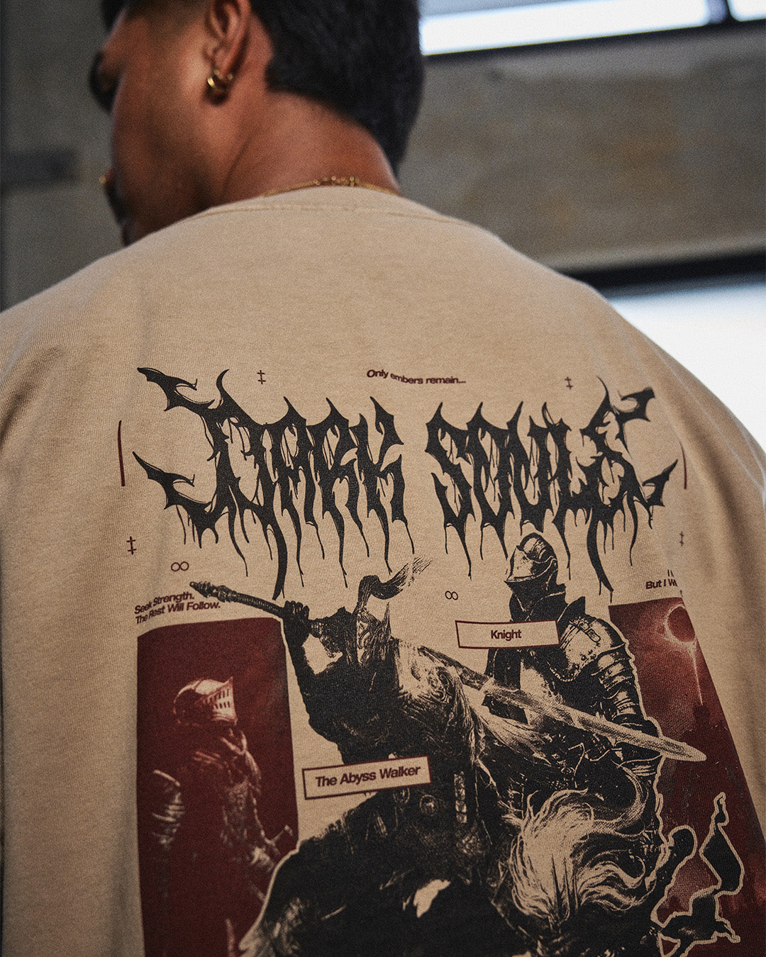 Dark Souls (EMBERS) - Oversized Heavy Tee